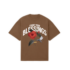 Count Your Blessings T- shirt - Brown
