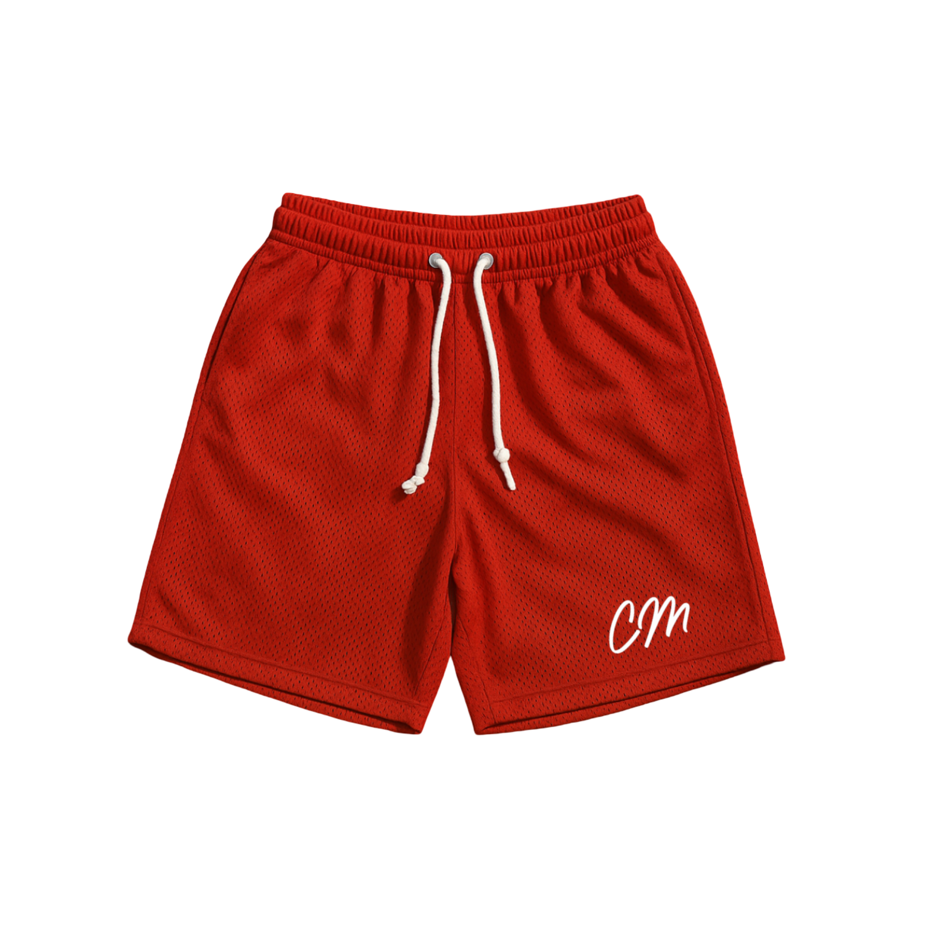 CM logo Shorts - Red