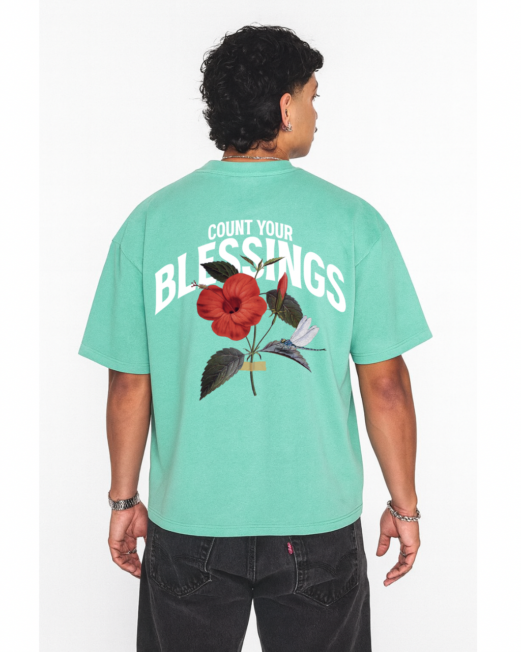 Count Your Blessings T Shirt - Black
