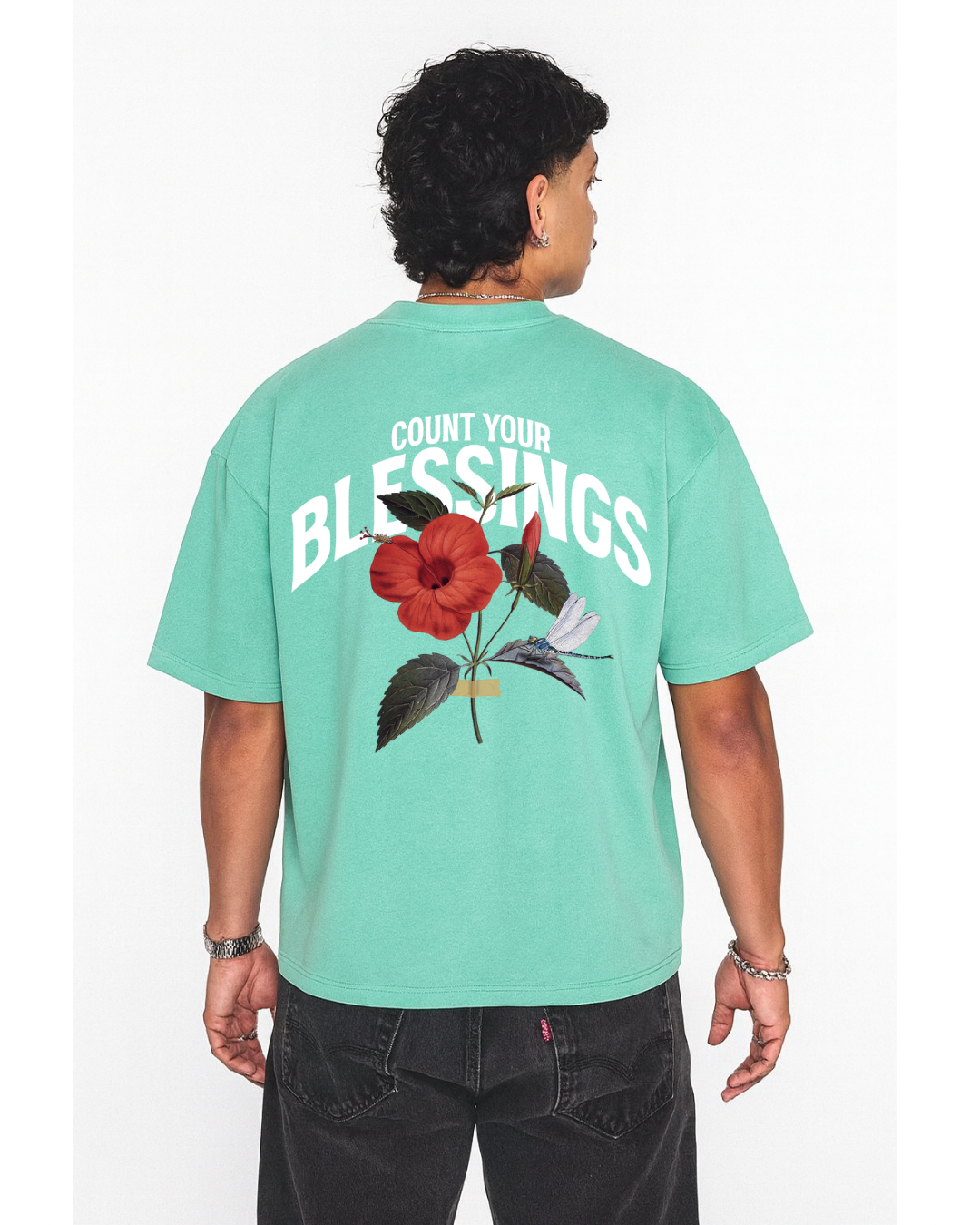 Count Your Blessings T Shirt - Black
