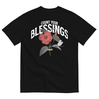 Count Your Blessings T Shirt - Black